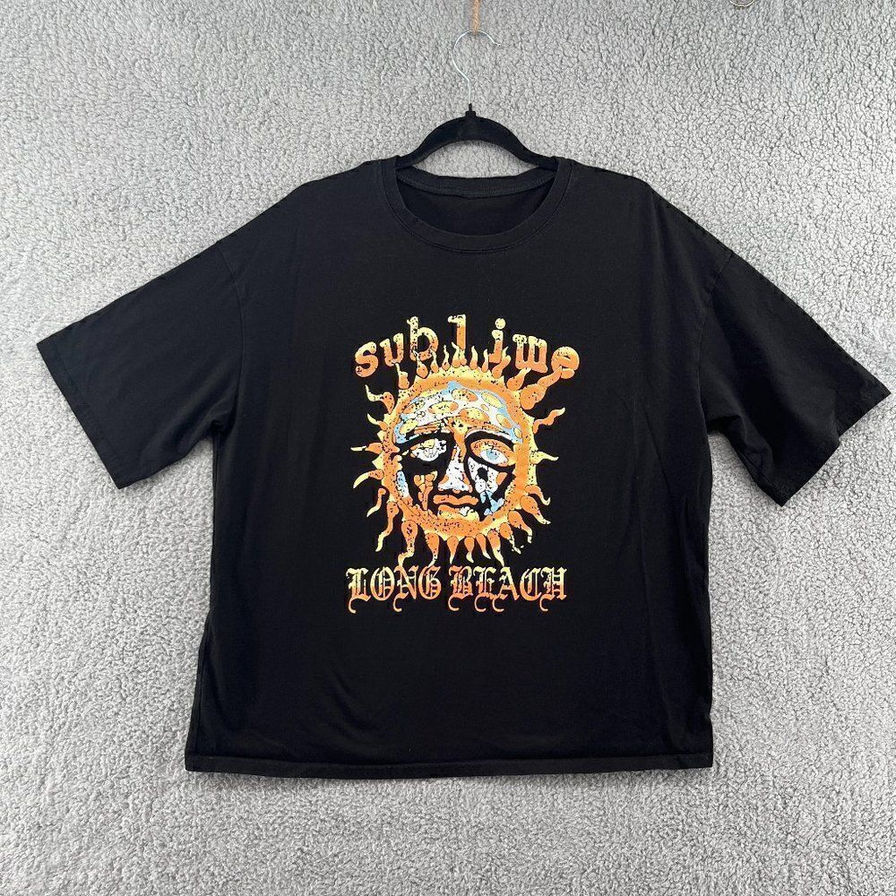 Sublime Long Beach California Short Sleeve T Shirt Women’s SZ Medium Black